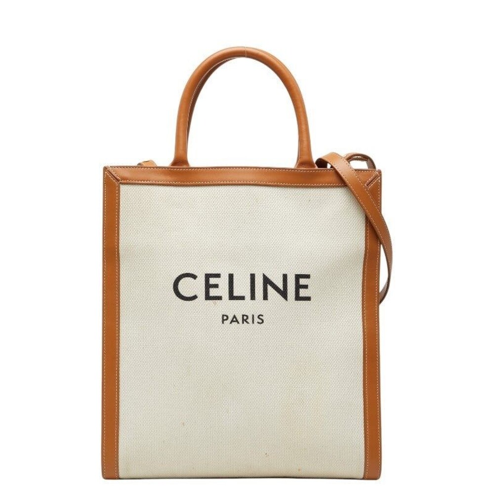 Celine Vertical Cabas Small Handbag Ivory
